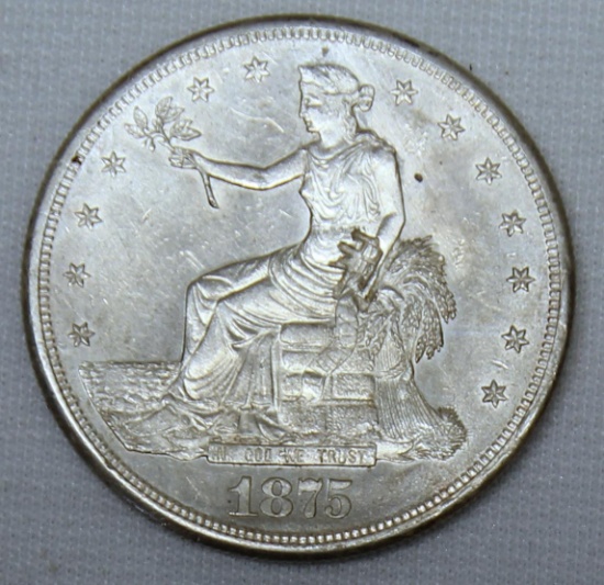 1875 S Trade Dollar