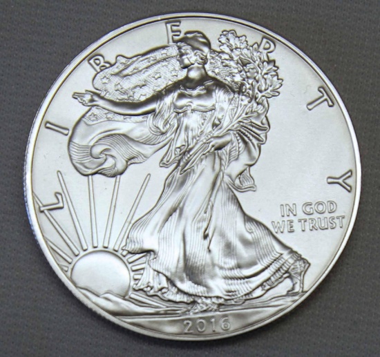 2016 Silver Eagle .999 Silver Bullion