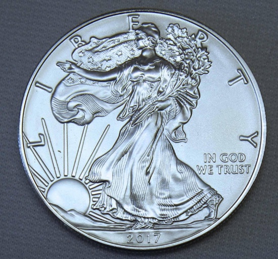 2017 Silver Eagle .999 Silver Bullion