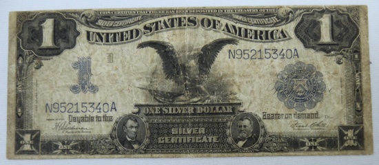 1899 One Dollar Silver Certificate Black Eagle Blanket Note