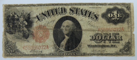 1917 One Dollar U.S. Blanket Note