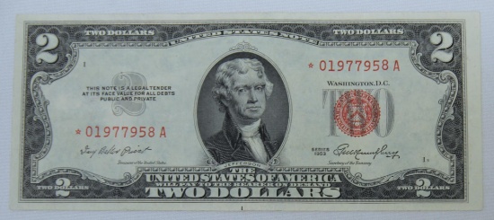 1953 Two Dollar Star Note