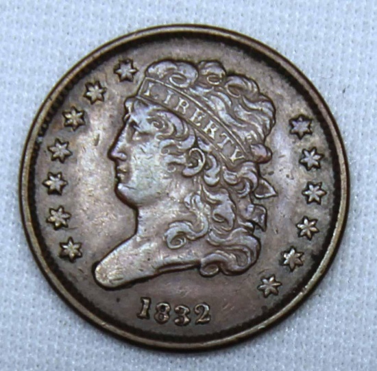 1832 Classic Head Half Cent