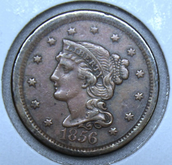 1856 Slant 5 Large Cent