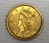 1853 Type 1 $1 Gold Coin