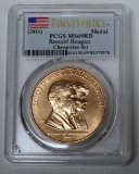 Ronald Reagan Medal Chronicles Set Slab PCGS MS69 Red