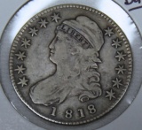 1818/7 Bust Half Dollar, Rare Date!