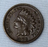 1908 S Indian Head Cent, Key Date