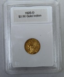 1925 D $2.50 Indian Gold Coin
