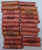 21 Date Rolls and Mixed Date Rolls Wheat Cents