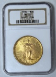 1924 St. Gaudens Twenty Dollar Gold Coin NGC MS65