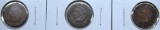 1864, 1874, 1875 Indian Head Cents