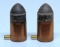 2 12 mm Pin Fire Short Collector Cartridges