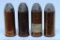 4 Rounds .45S&W Schofield Collector Cartridges - 3 Inside Primed