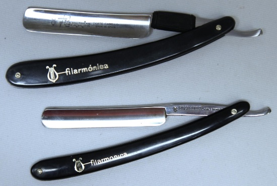 2 Different Filarmonica Straight Razors Made in Spain