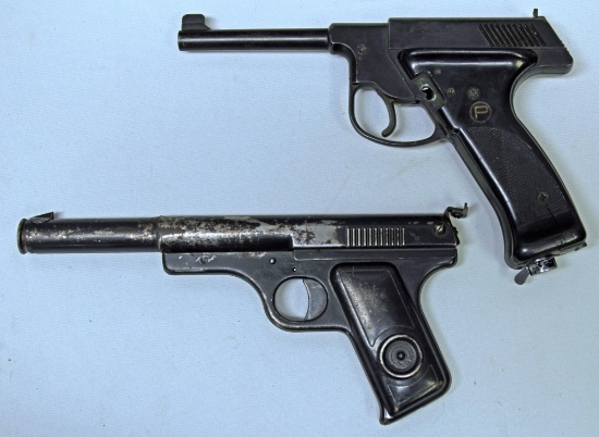 2 BB Guns - Plainsman .175 Pellet Gun for Parts, Cracked Handle, Missing Safety Lever and Daisy No.