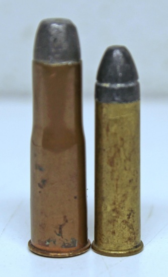 U.S. Cartridge Co. .44 Ballard and U.S. Cartridge Co. .45-75 Collector Cartridges, No Headstamps