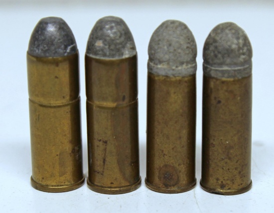 2 U.S. Cartridge Co. .44 Colt and 2 U.S. Cartridge Co. .45 Colt Collector Cartridges