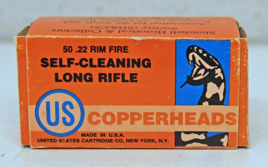 SECCA Trophy Cartridge Show 24th Anniversary U.S. Copperheads .22 LR Cartridges Ammunition
