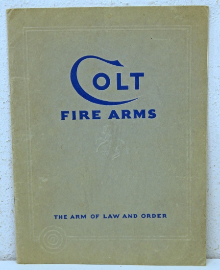 1929 Colt Fire Arms Catalog