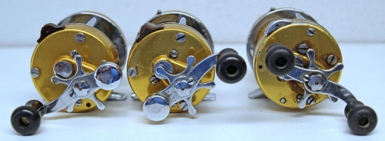 2 Vintage Penn 920 Levelmatic Fishing Reels and Vintage Penn 940 Levelmatic Fishing Reel