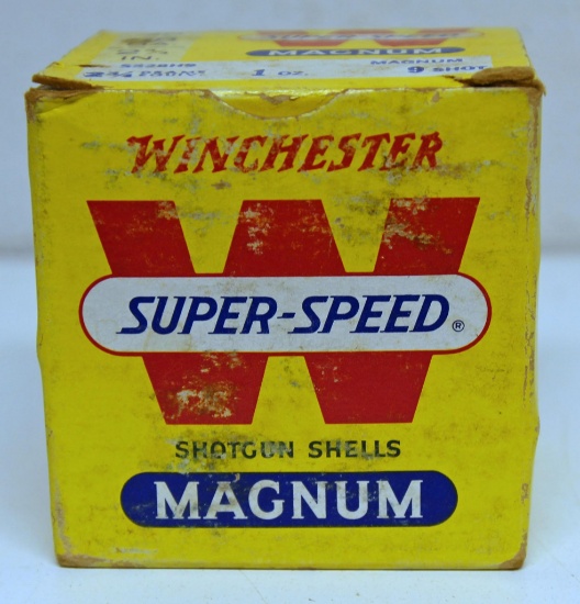 Full Vintage Box Winchester Ammunition Super-Speed 28 Ga. 2 3/4" 9 Shot Shotshells