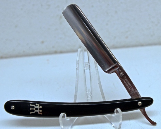 J.A. Henckels 8 Straight Razor Twin Works Solingen, Germany in Original Box with Directions