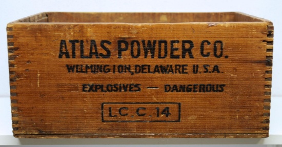 Atlas Powder Co. Giant Extra Dynamite 50 lb. Wooden Box
