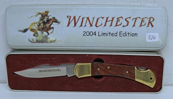 2004 Limited Edition Winchester Folding Knife in Tin