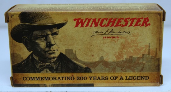 Full Box Winchester Ammunition 200 Year Commemorative Oliver F. Winchester .45 Colt 250 gr. LRN