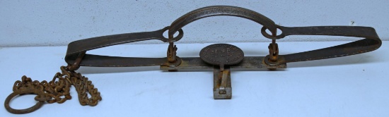 Oneida Newhouse Animal Trap Co. No. 4 Double Long Spring Leg Hold Trap