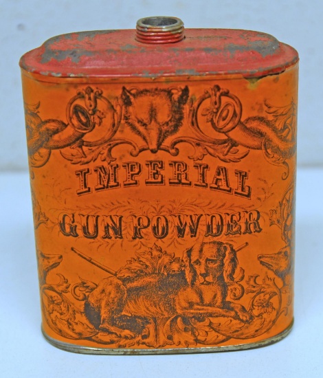Imperial Gun Powder Mfg. by Eureka Powder Works New Durham, N.H., Missing Lid, Any contents will be