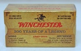 Full Box Winchester Ammunition Oliver Winchester 200 Years of a Legend .22 LR Cartridges