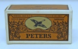 Full Vintage Box Peters Ammunition .22 Long Cartridges