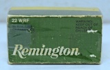 Full Box Remington Ammunition .22 WRF Cartridges