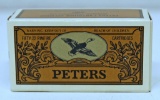 Full Vintage Box Peters Ammunition .22 LR Shot Cartridges