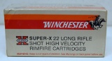 Full Brick Winchester Ammunition Super-X .22 LR No. 12 Shot High Velocity Cartridges