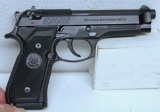 Beretta Model 92FS 9 mm Semi-Auto Pistol 3 Clips Biancchi Holster Original Hard Case SN#BER443716