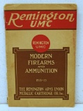 1918-19 Remington UMC Modern Firearms and Ammunition Catalog, 208 Pages with Photos, Some Damage to