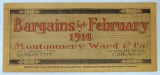 1910 Montgomery Ward and Co. Sales Booklet