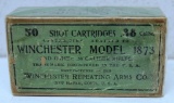Full Vintage Two Piece Box Winchester Ammunition .38 Cal. Shot Cartridges for Winchester Model 1873