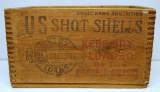 U.S. Cartridge Co. Ammunition U.S. Shotshells Selby Loads Wooden Shotshell Ammo Box