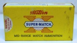 Full Vintage Box Western Ammunition Super-Match .38 Special Mid-Range Match 148 gr. Cartridges