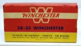 Full Vintage Box Winchester Ammunition .38-55 Winchester 255 gr. SP Cartridges