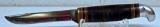 Marbles Fixed Blade Hunting Knife with Leather Sheath, 4 5/8