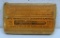 Full Vintage Two Piece Box Winchester 9 mm Mauser SP Cartridges Ammunition - Some damage one end