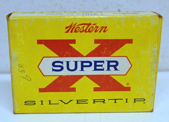 Full Vintage Box Western Super X SilverTip .300 H&H Magnum 200 gr. Cartridges Ammunition...