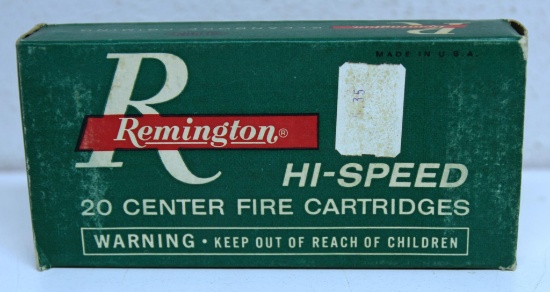 Full Vintage Box Remington .30 Remington 170 gr. SP Cartridges Ammunition...