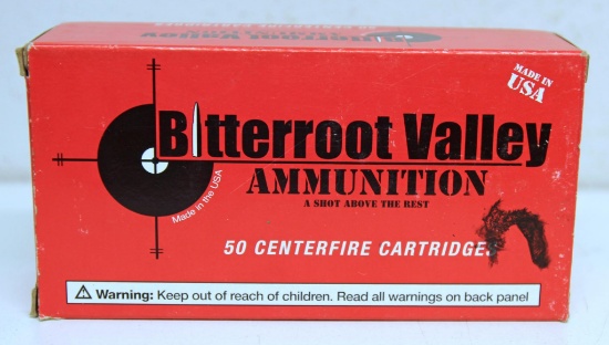 Full Box Bitterroot Valley Ammunition .45 Long Colt 255 gr. Cowboy Action Load Cartridges