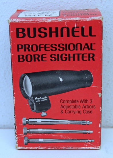 Bushnell Bore Sighter...Complete with 3 Adjustable Arbors: .22 to .270 Cal, 7mm to .35 Cal, .35 to .